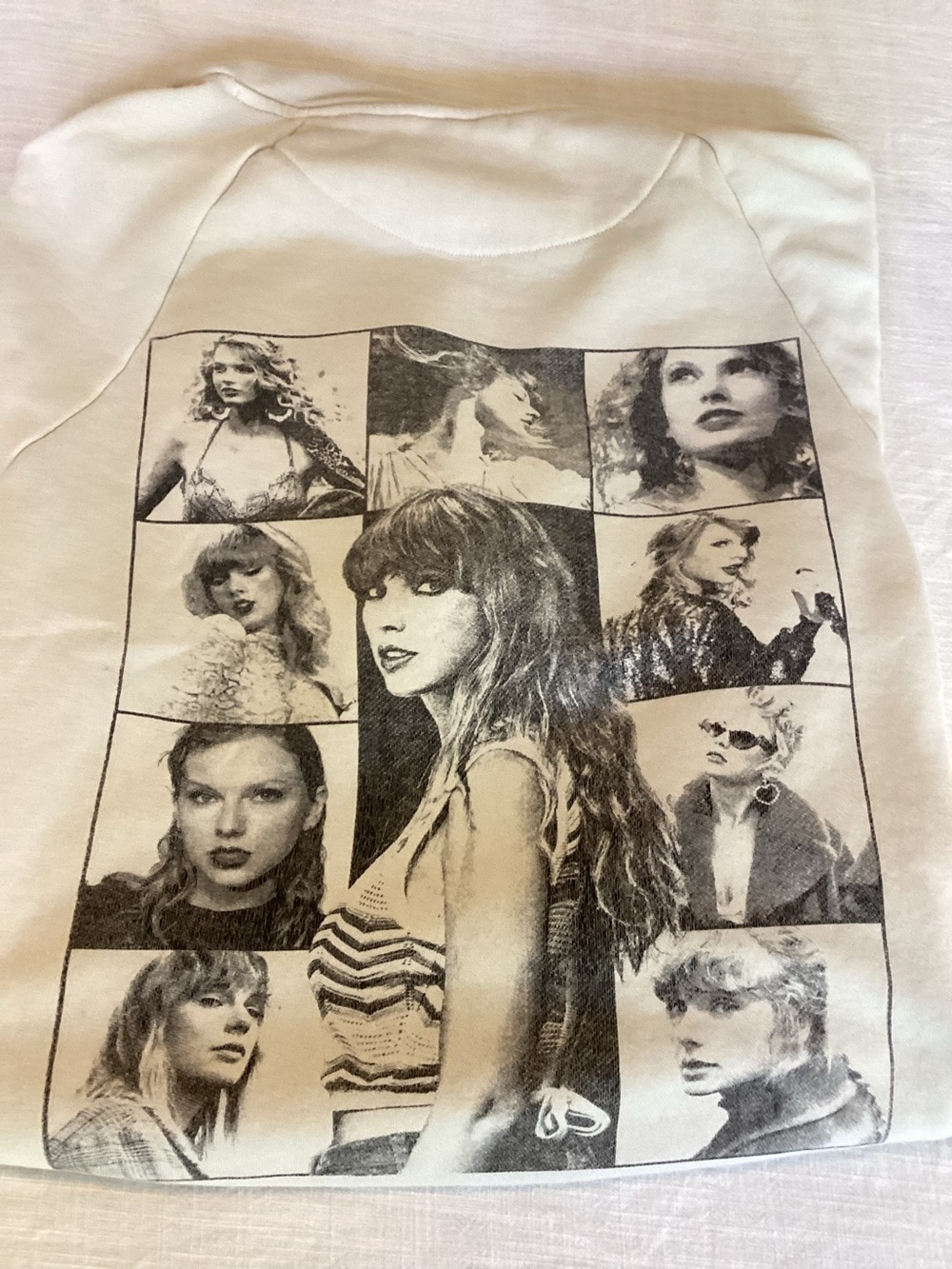 Taylor Swift The Eras Tour Hoodie Medium Beige 2023 Tour